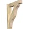 Ekena Millwork Funston Block Rough Sawn Outlooker, Douglas Fir, 6"W x 26"D x 32"H OUT06X26X32FST05RDF - alternate 1
